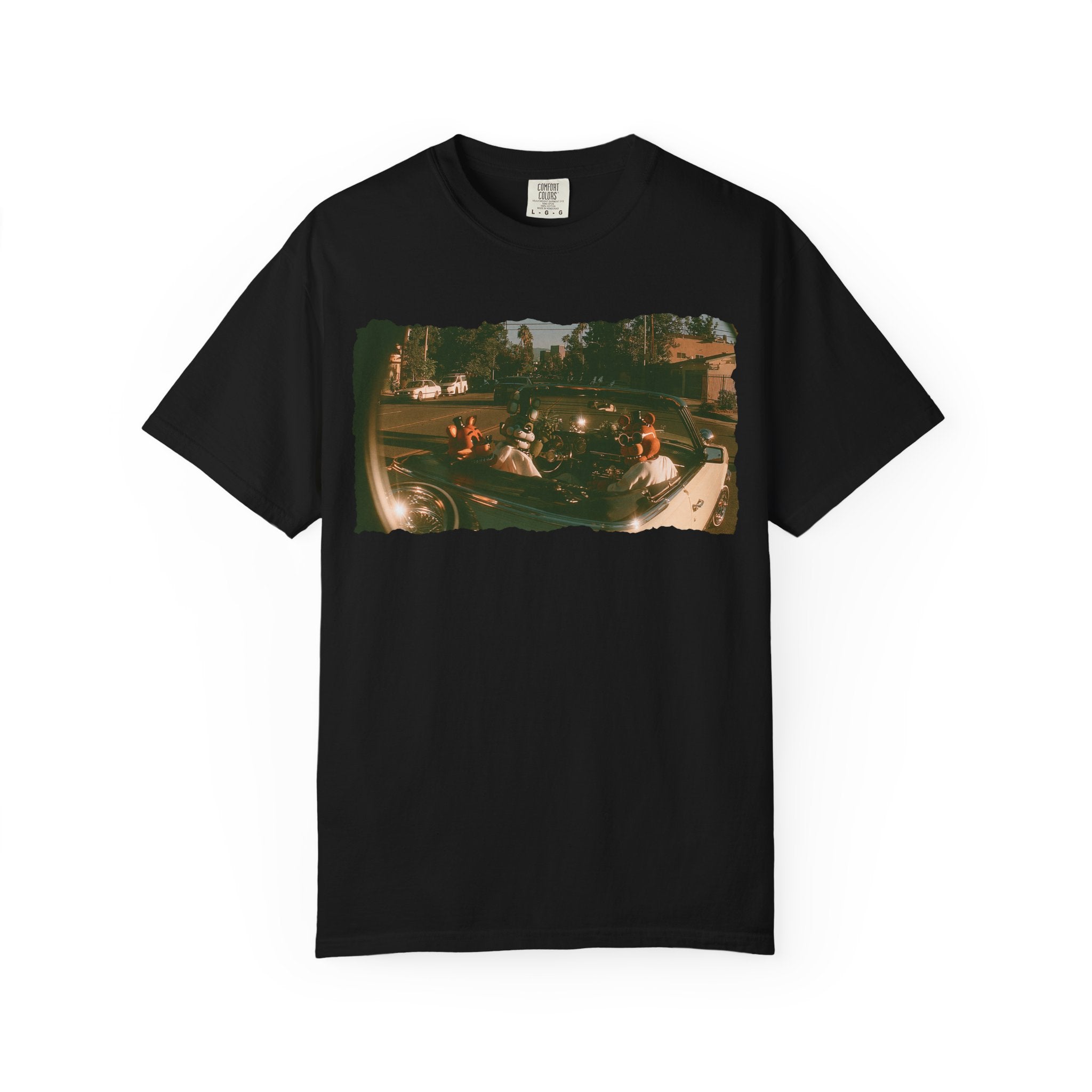 FNAF Cruising LA Shirt | Freddy Road Trip Tee | Retro Horror Game Shirt | Vintage Gamer Graphic Tee | Five Nights Fan Gift