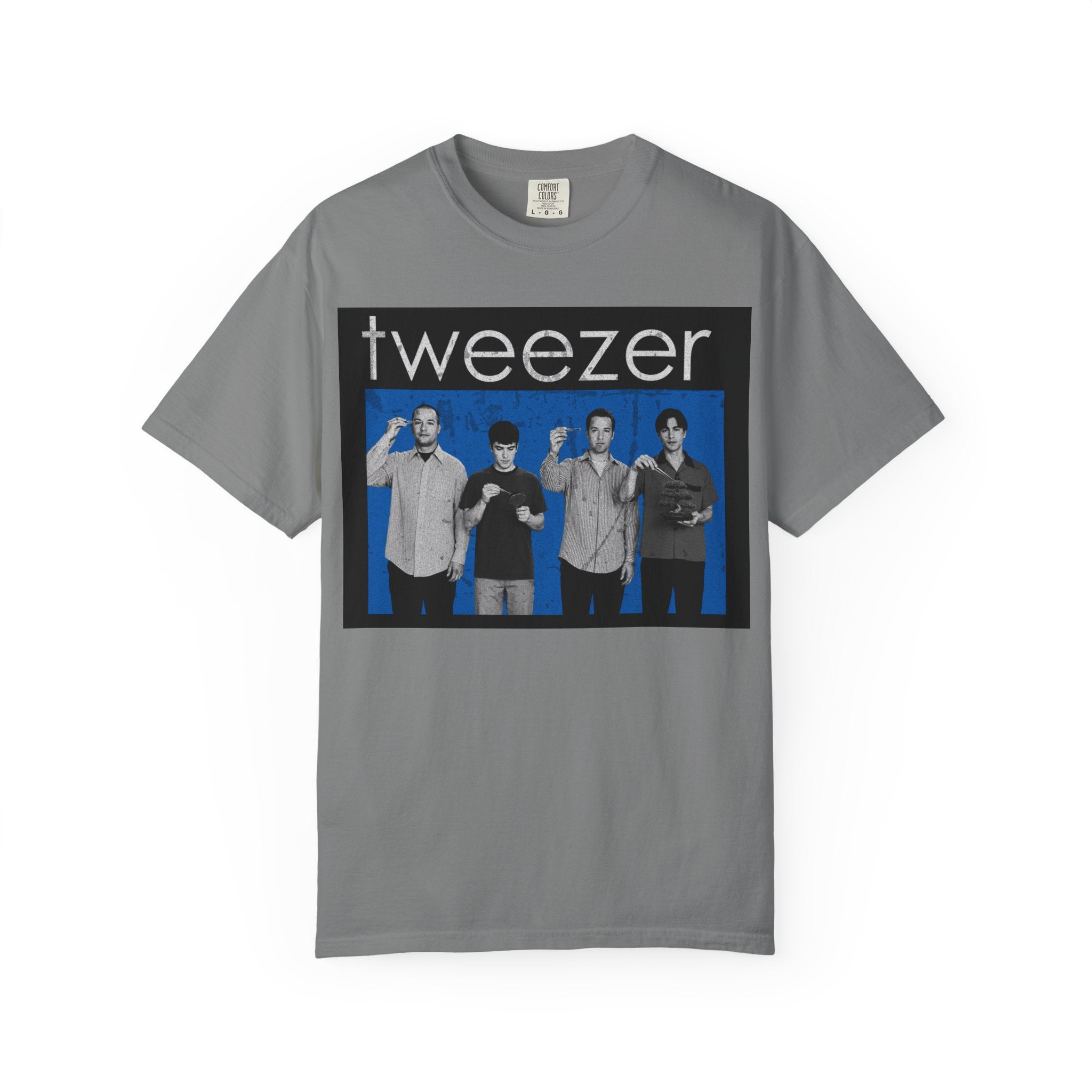 Funny Tweezer Shirt "Tweezer" Retro Music Parody Tee, 90s Alternative Graphic Shirt, Barber Gift, Esthetician Gift, Comfort Colors