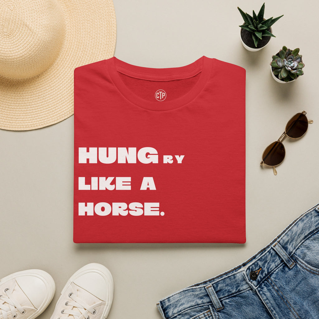 Hungry Like a Horse Funny T-Shirt, Adult Humor Shirt, Funny Drinking Tee, Bachelor Party Gift, Bar Humor Shirt, Funny Gift for Him