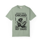 Funny Chicano Shirt, Cooler Than a Chicano in a Bowl of Hot Sauce Tee, Mexican Humor Shirt, Latino Graphic Comfort Colors Tee