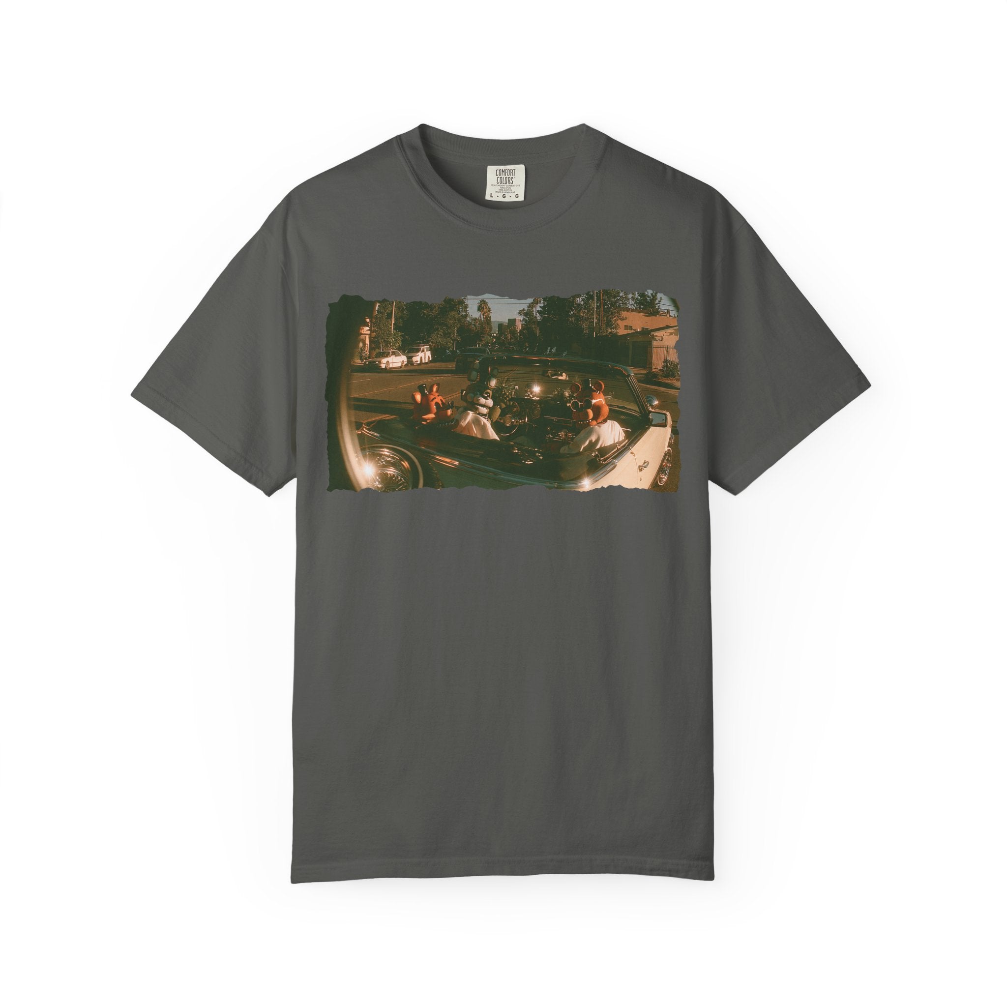 FNAF Cruising LA Shirt | Freddy Road Trip Tee | Retro Horror Game Shirt | Vintage Gamer Graphic Tee | Five Nights Fan Gift