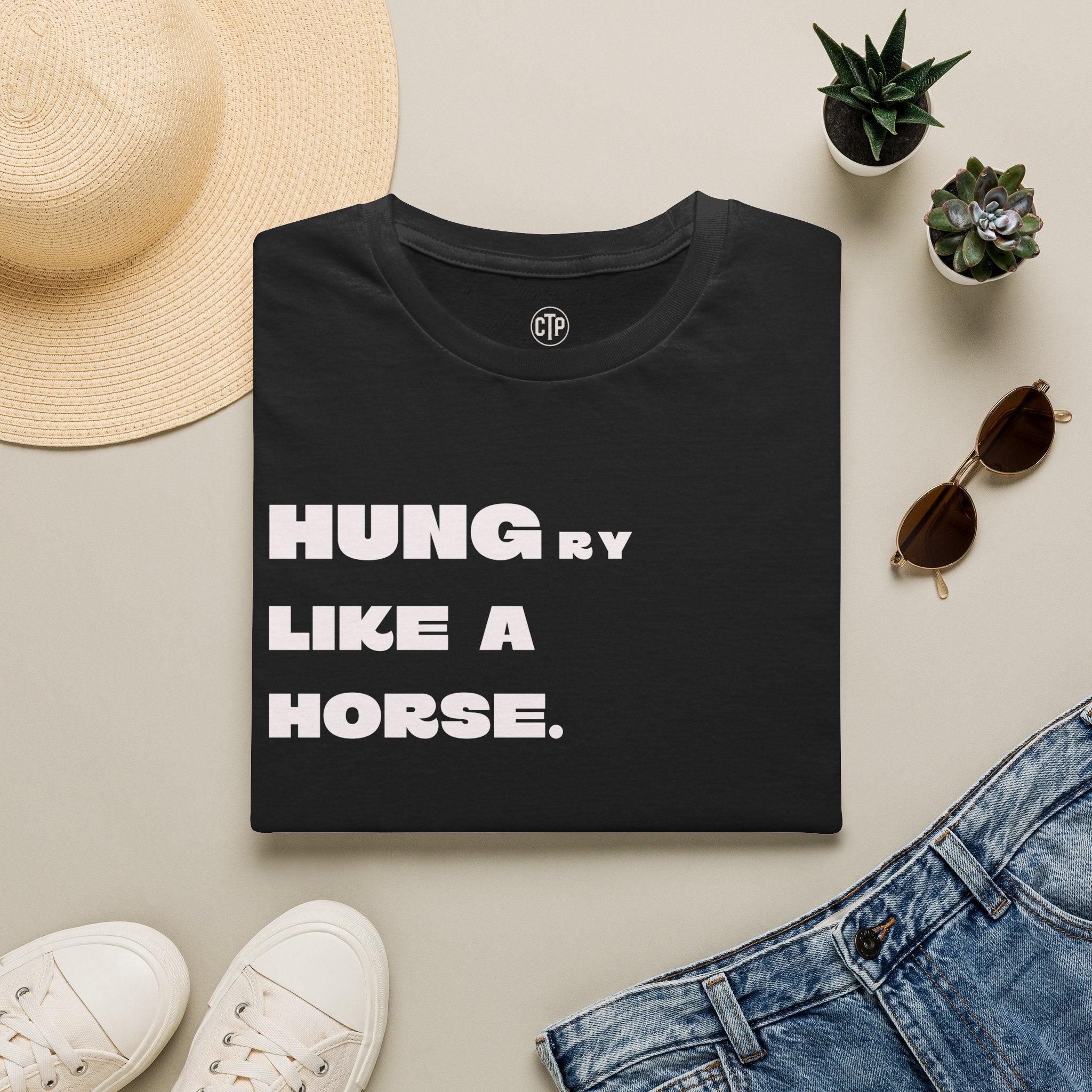 Hungry Like a Horse Funny T-Shirt, Adult Humor Shirt, Funny Drinking Tee, Bachelor Party Gift, Bar Humor Shirt, Funny Gift for Him