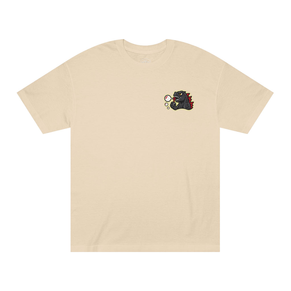 Cute Godzilla Bubble Shirt, Kaiju Pocket Tee, Funny Monster T-Shirt, Japanese Monster Graphic Tee, Anime Inspired Gift, Unisex Tee