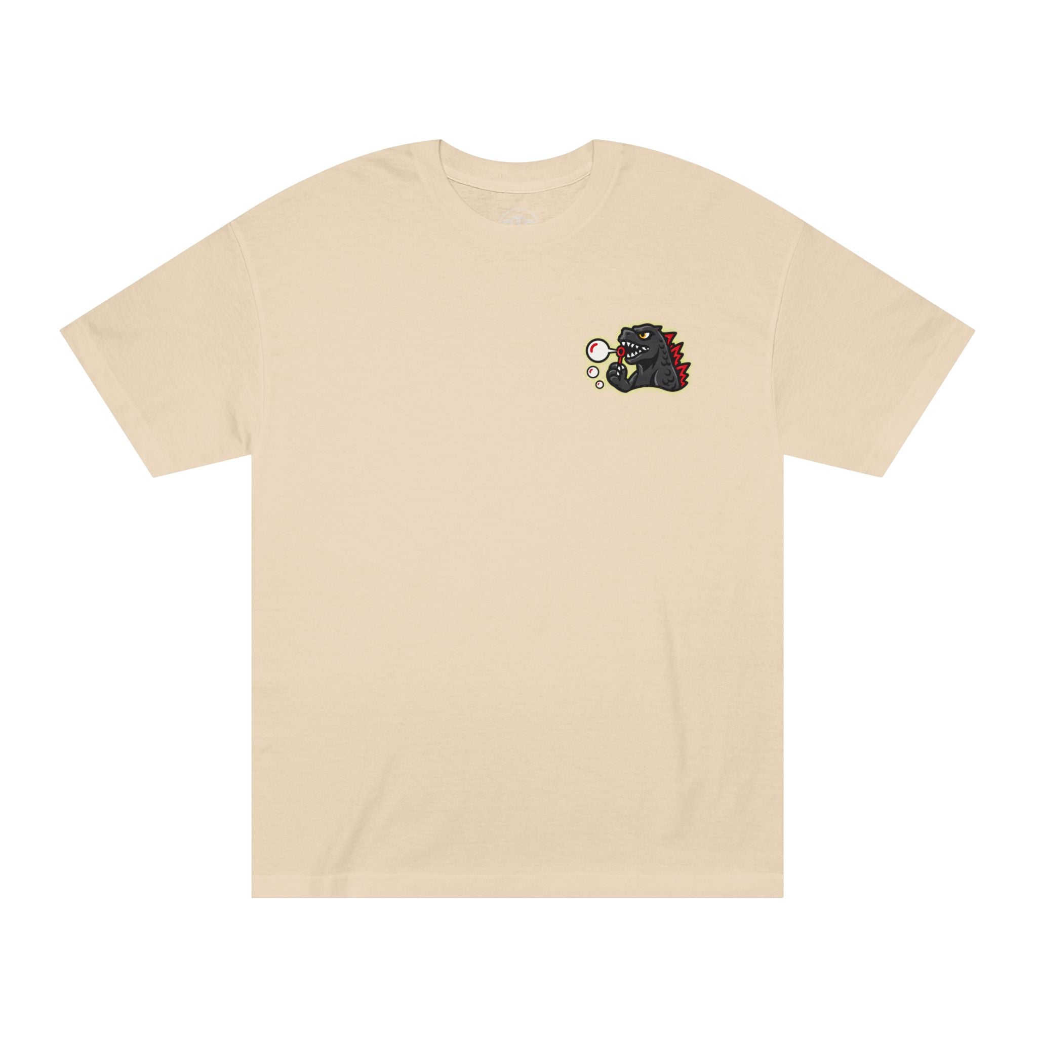 Cute Godzilla Bubble Shirt, Kaiju Pocket Tee, Funny Monster T-Shirt, Japanese Monster Graphic Tee, Anime Inspired Gift, Unisex Tee