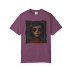 Button Eyes Creepy Doll Shirt, Gothic Girl Graphic Tee, Dark Academia Aesthetic, Horror Portrait T-Shirt, Alternative Fashion Tee