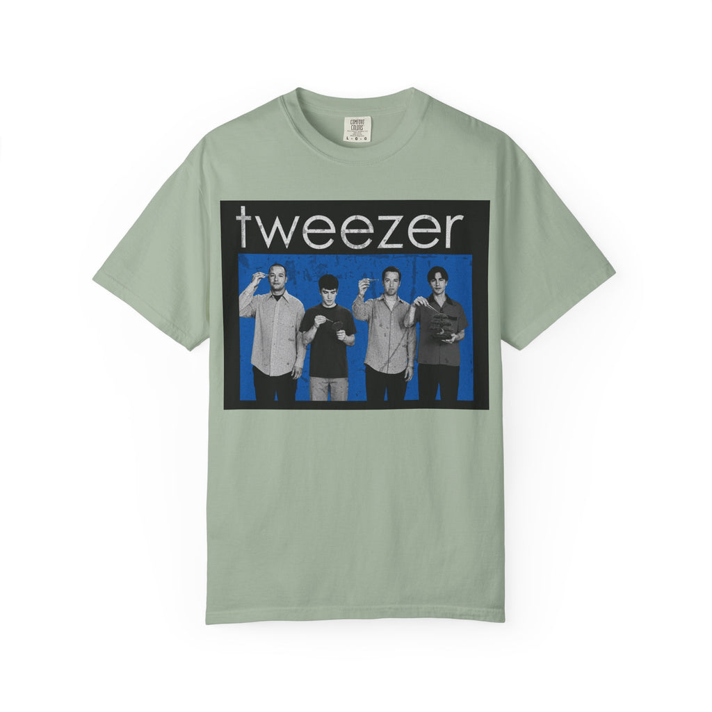 Funny Tweezer Shirt "Tweezer" Retro Music Parody Tee, 90s Alternative Graphic Shirt, Barber Gift, Esthetician Gift, Comfort Colors