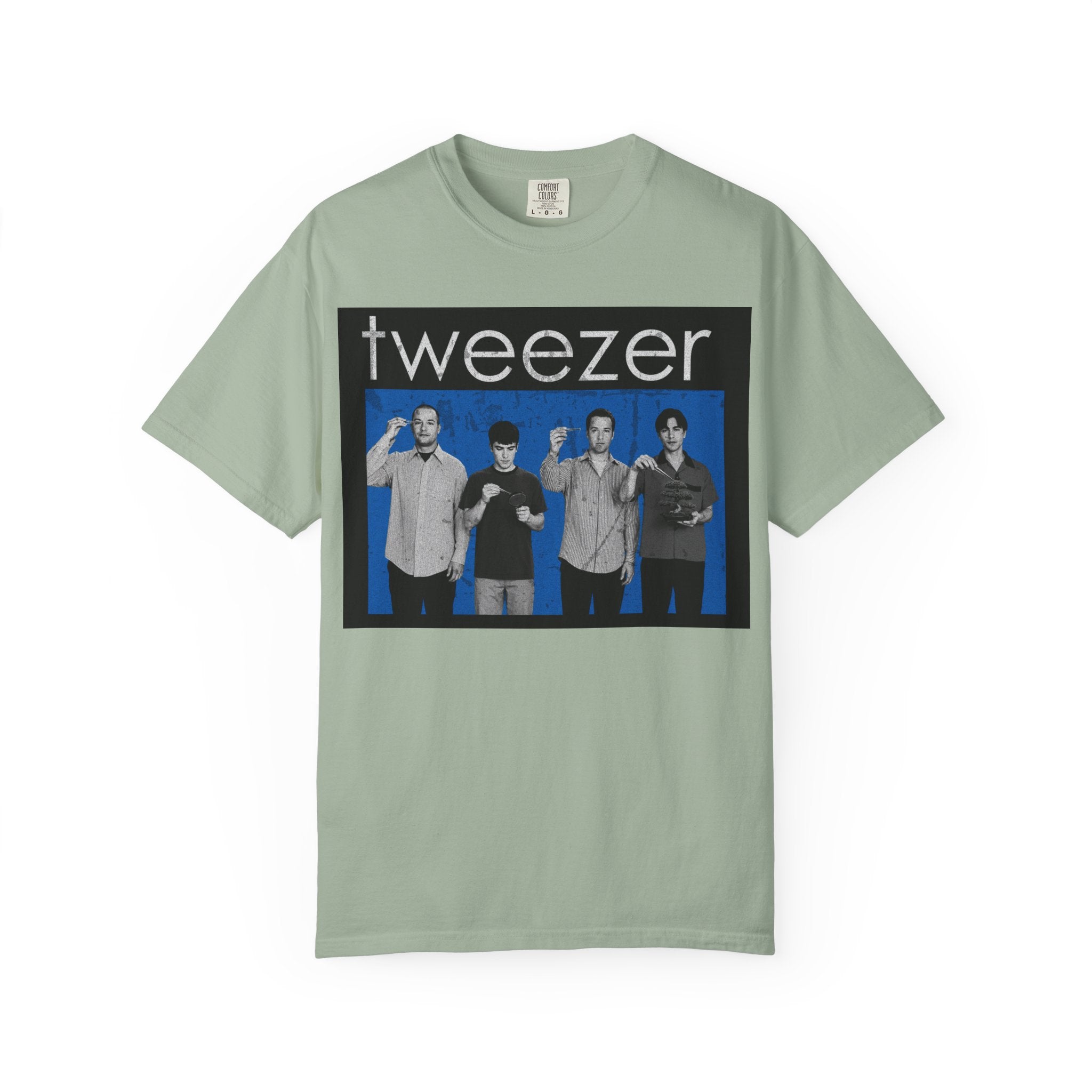 Funny Tweezer Shirt "Tweezer" Retro Music Parody Tee, 90s Alternative Graphic Shirt, Barber Gift, Esthetician Gift, Comfort Colors