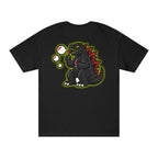Cute Godzilla Bubble Shirt, Kaiju Pocket Tee, Funny Monster T-Shirt, Japanese Monster Graphic Tee, Anime Inspired Gift, Unisex Tee