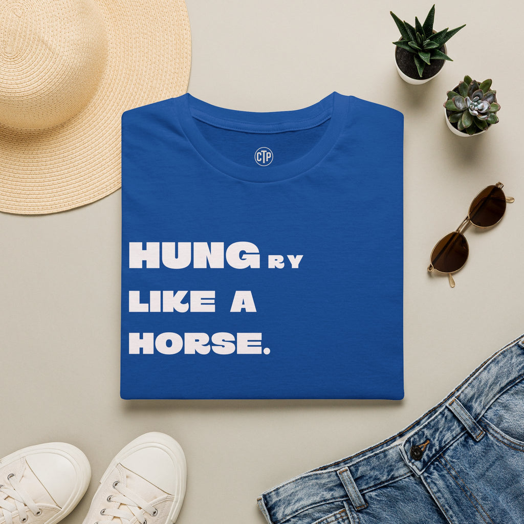 Hungry Like a Horse Funny T-Shirt, Adult Humor Shirt, Funny Drinking Tee, Bachelor Party Gift, Bar Humor Shirt, Funny Gift for Him