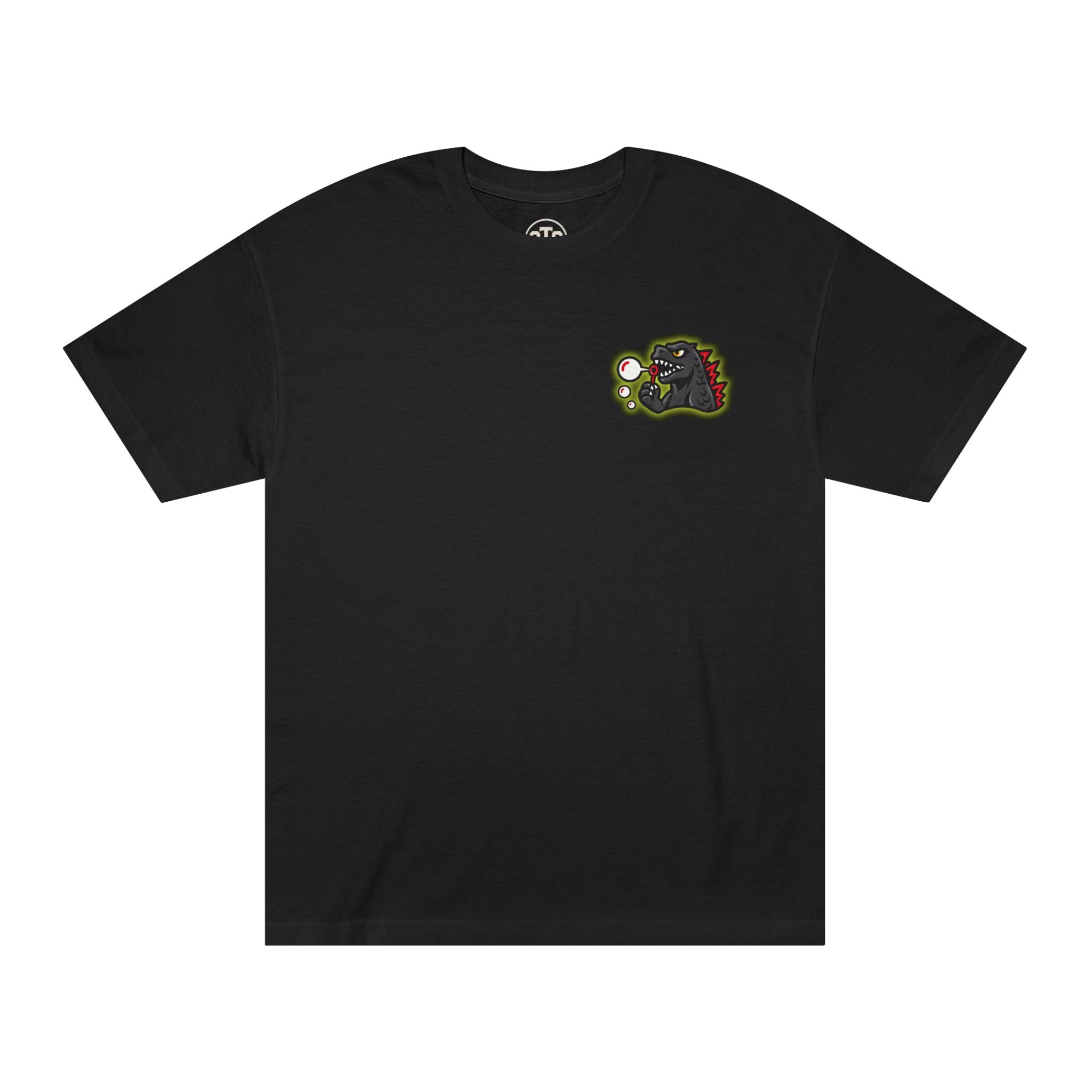 Cute Godzilla Bubble Shirt, Kaiju Pocket Tee, Funny Monster T-Shirt, Japanese Monster Graphic Tee, Anime Inspired Gift, Unisex Tee