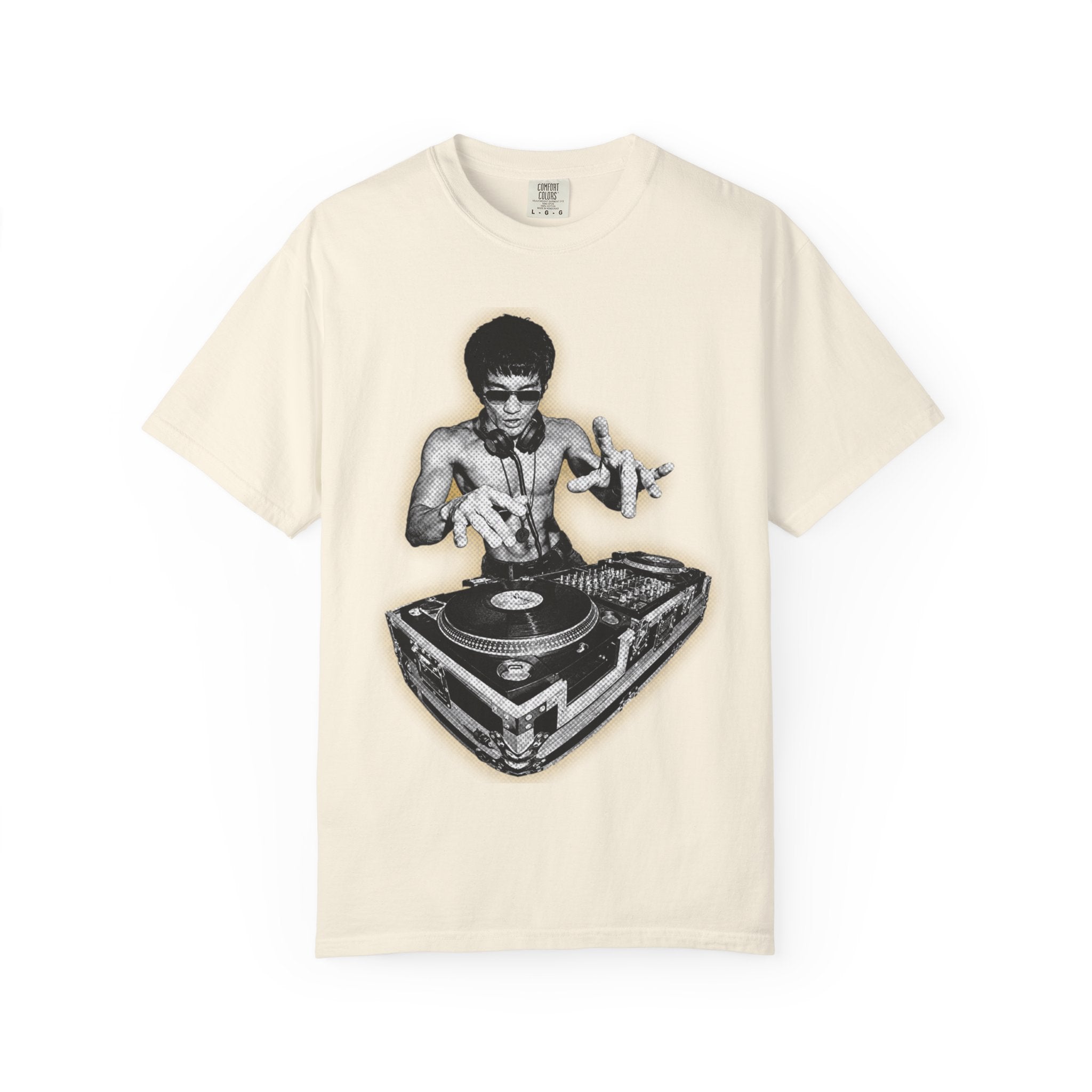 Hip Hop DJ Shirt, Turntable Graphic Tee, Vinyl Record T-Shirt, Music Producer Gift, Streetwear Graphic Tee, Comfort Colors