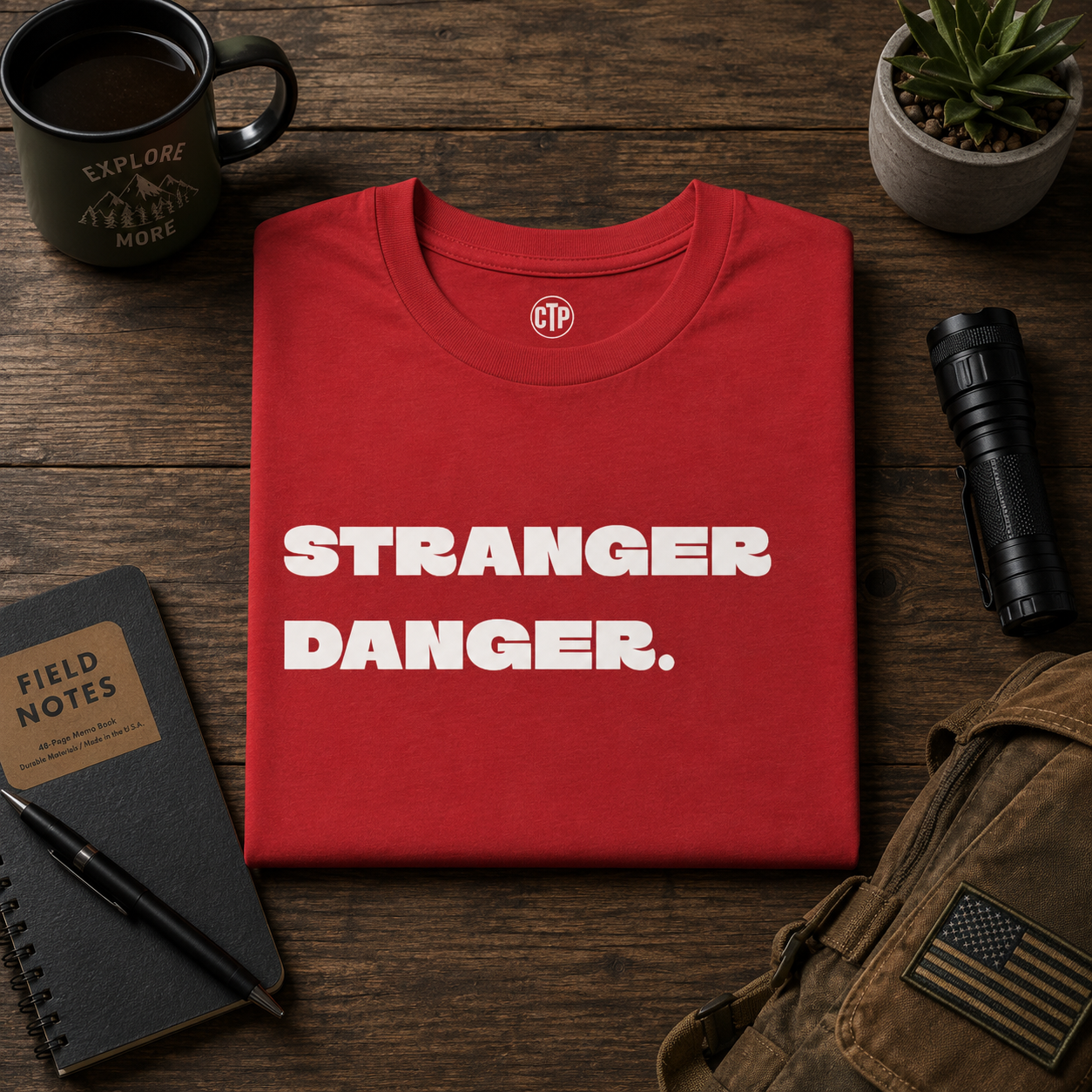 Funny Stranger Danger Shirt, Sarcastic Graphic Tee, Dark Humor T-Shirt, Funny Saying Shirt, Millennial Humor Gift, Unisex Tee