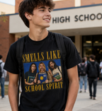 Back to School Shirt "Smells Like School Spirit" Funny 90s Grunge Tee, Retro Student Shirt, Teacher Gift, Vintage School Graphic Tee
