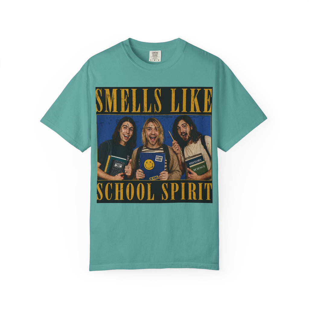 Back to School Shirt "Smells Like School Spirit" Funny 90s Grunge Tee, Retro Student Shirt, Teacher Gift, Vintage School Graphic Tee