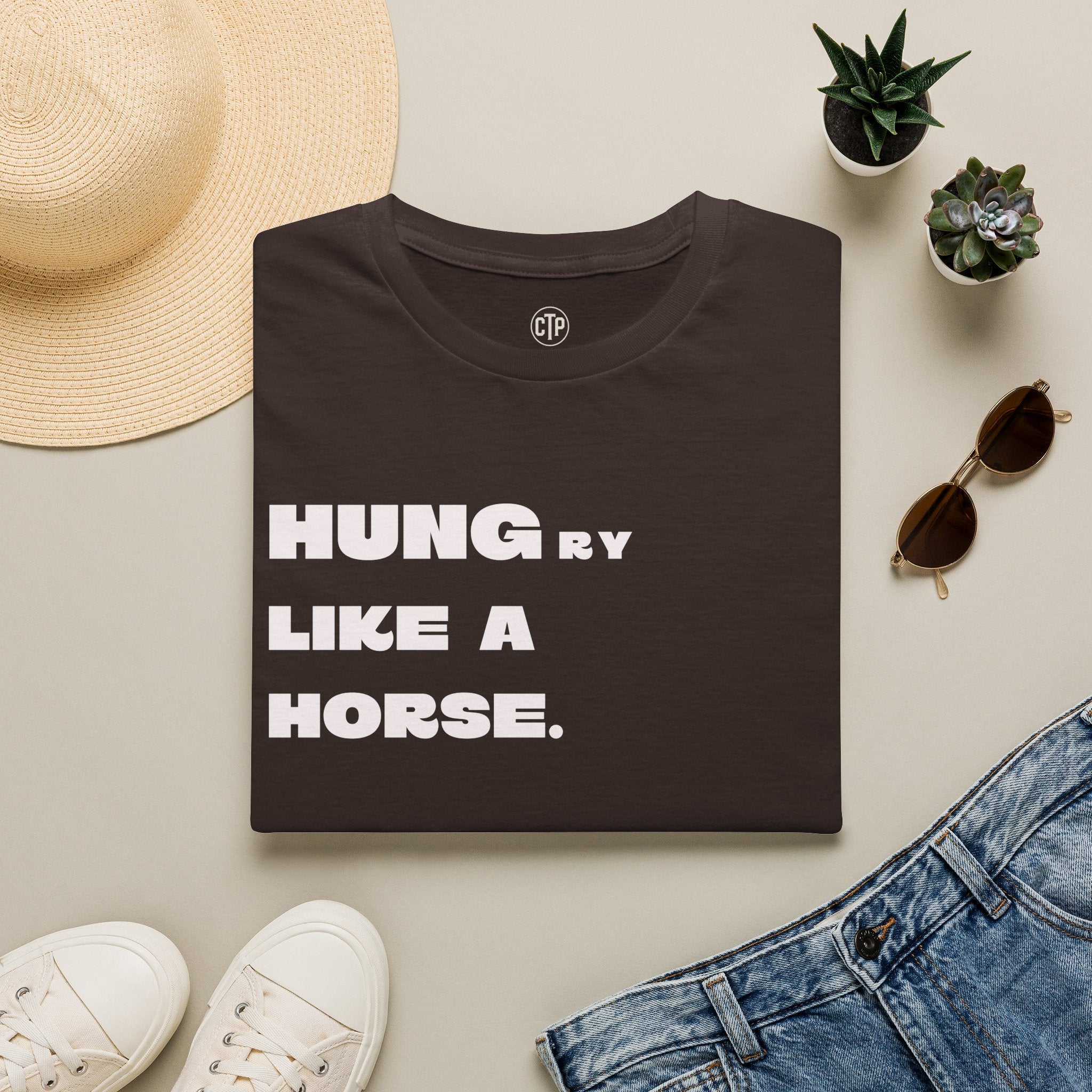 Hungry Like a Horse Funny T-Shirt, Adult Humor Shirt, Funny Drinking Tee, Bachelor Party Gift, Bar Humor Shirt, Funny Gift for Him