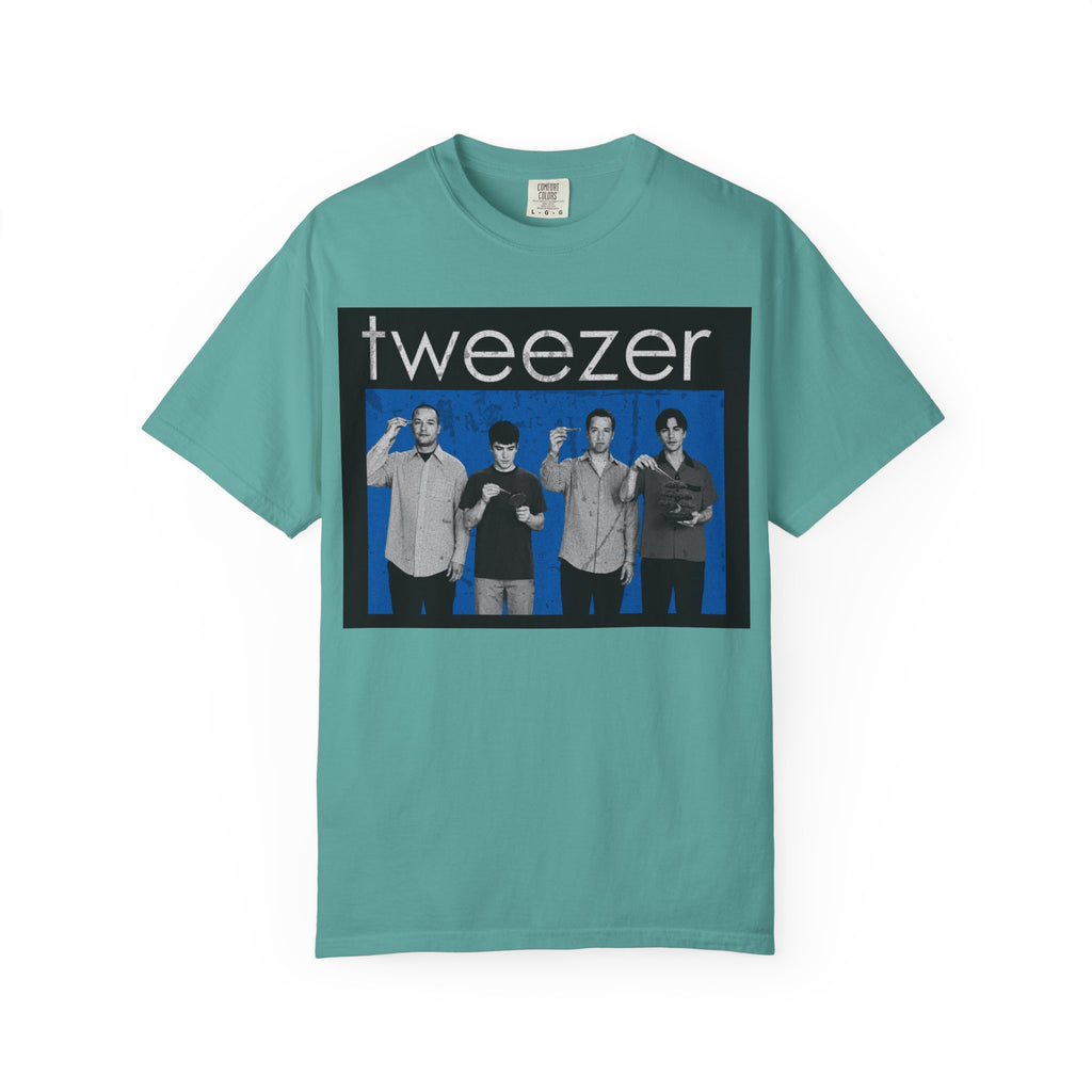 Funny Tweezer Shirt "Tweezer" Retro Music Parody Tee, 90s Alternative Graphic Shirt, Barber Gift, Esthetician Gift, Comfort Colors