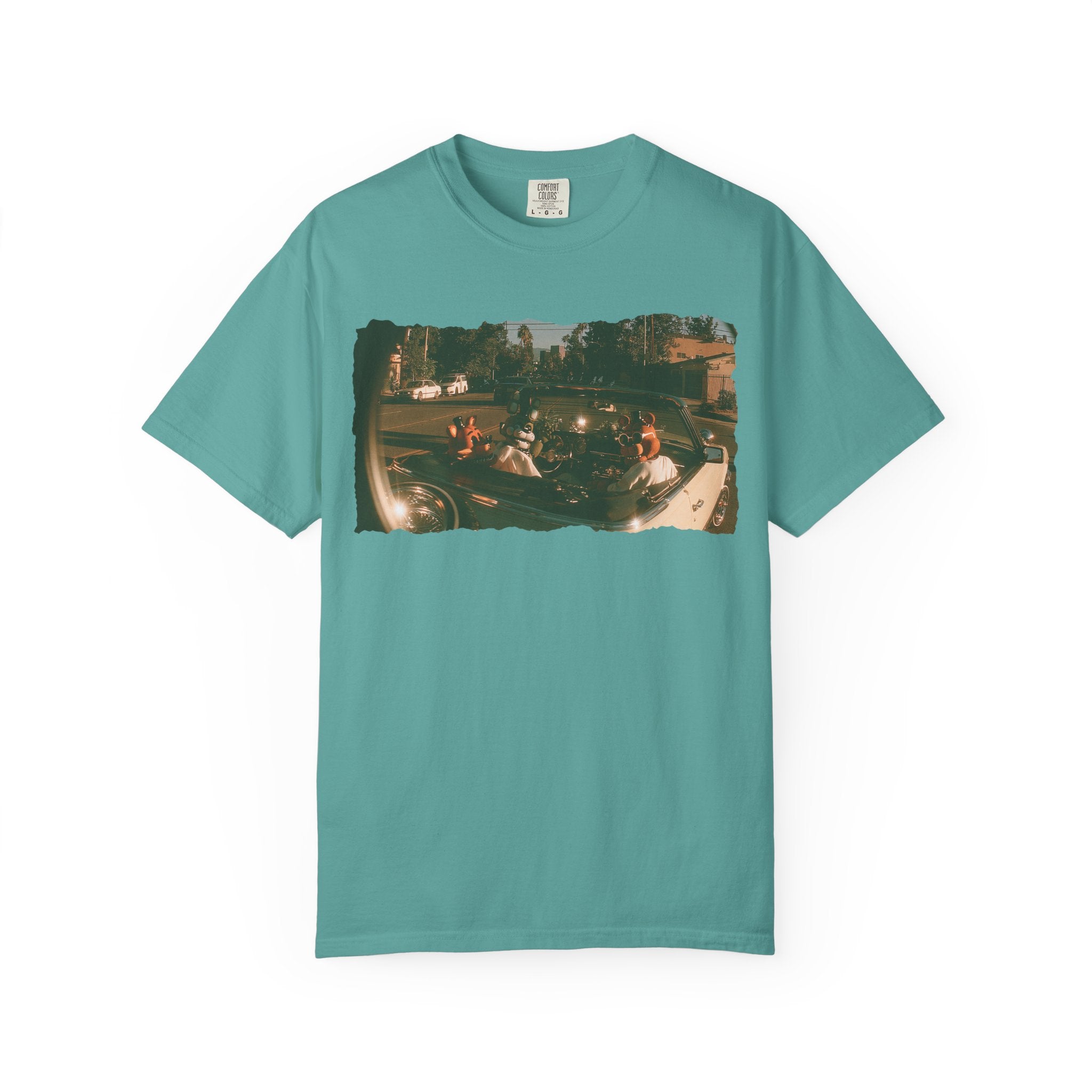 FNAF Cruising LA Shirt | Freddy Road Trip Tee | Retro Horror Game Shirt | Vintage Gamer Graphic Tee | Five Nights Fan Gift