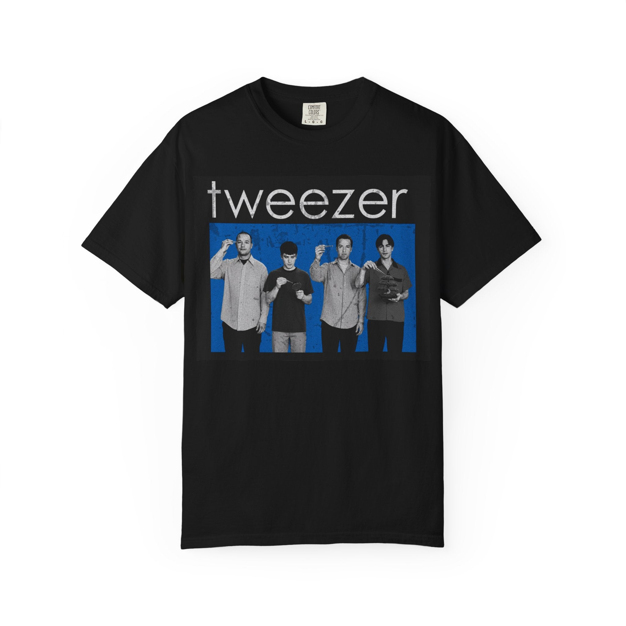 Funny Tweezer Shirt "Tweezer" Retro Music Parody Tee, 90s Alternative Graphic Shirt, Barber Gift, Esthetician Gift, Comfort Colors