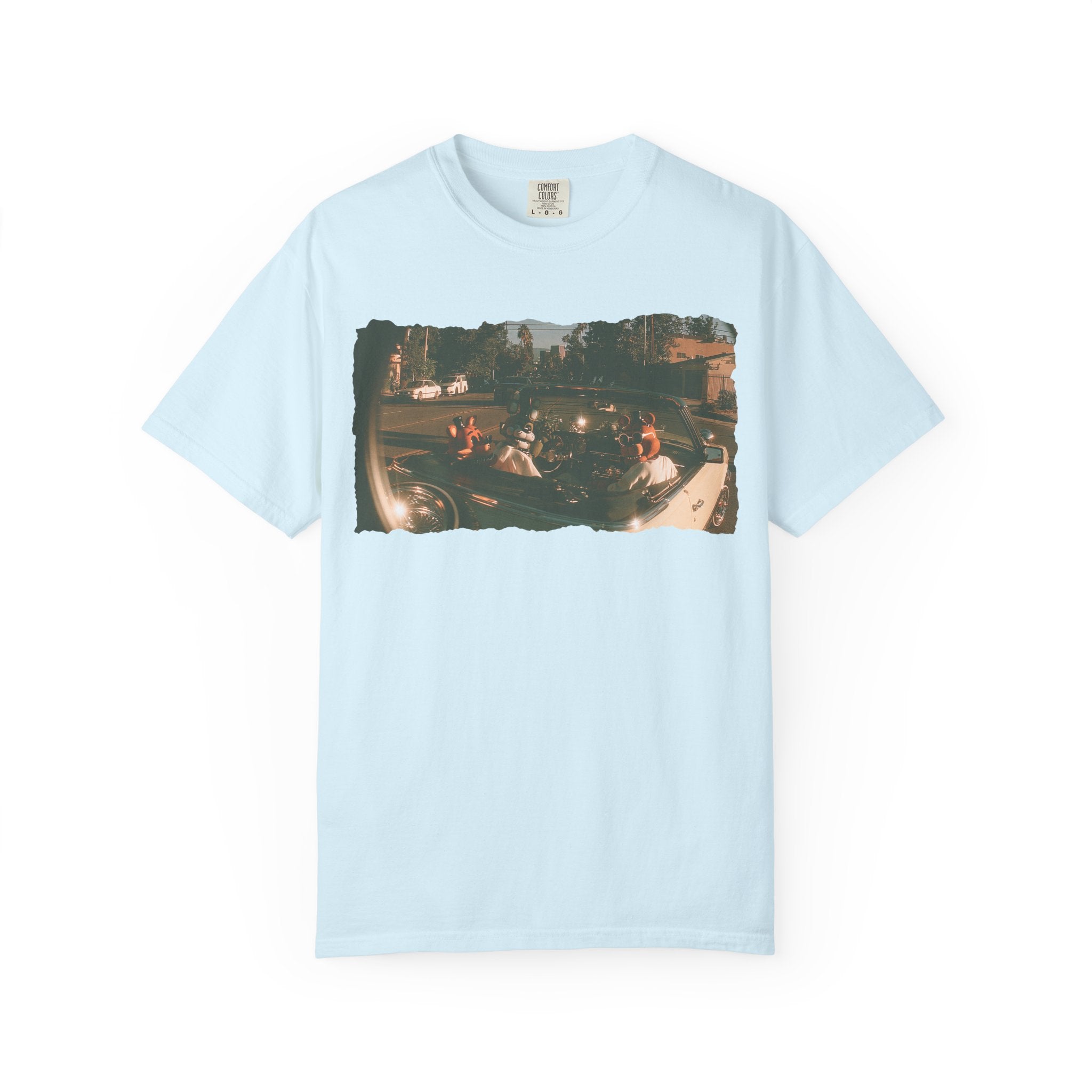 FNAF Cruising LA Shirt | Freddy Road Trip Tee | Retro Horror Game Shirt | Vintage Gamer Graphic Tee | Five Nights Fan Gift
