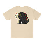Cute Godzilla Bubble Shirt, Kaiju Pocket Tee, Funny Monster T-Shirt, Japanese Monster Graphic Tee, Anime Inspired Gift, Unisex Tee