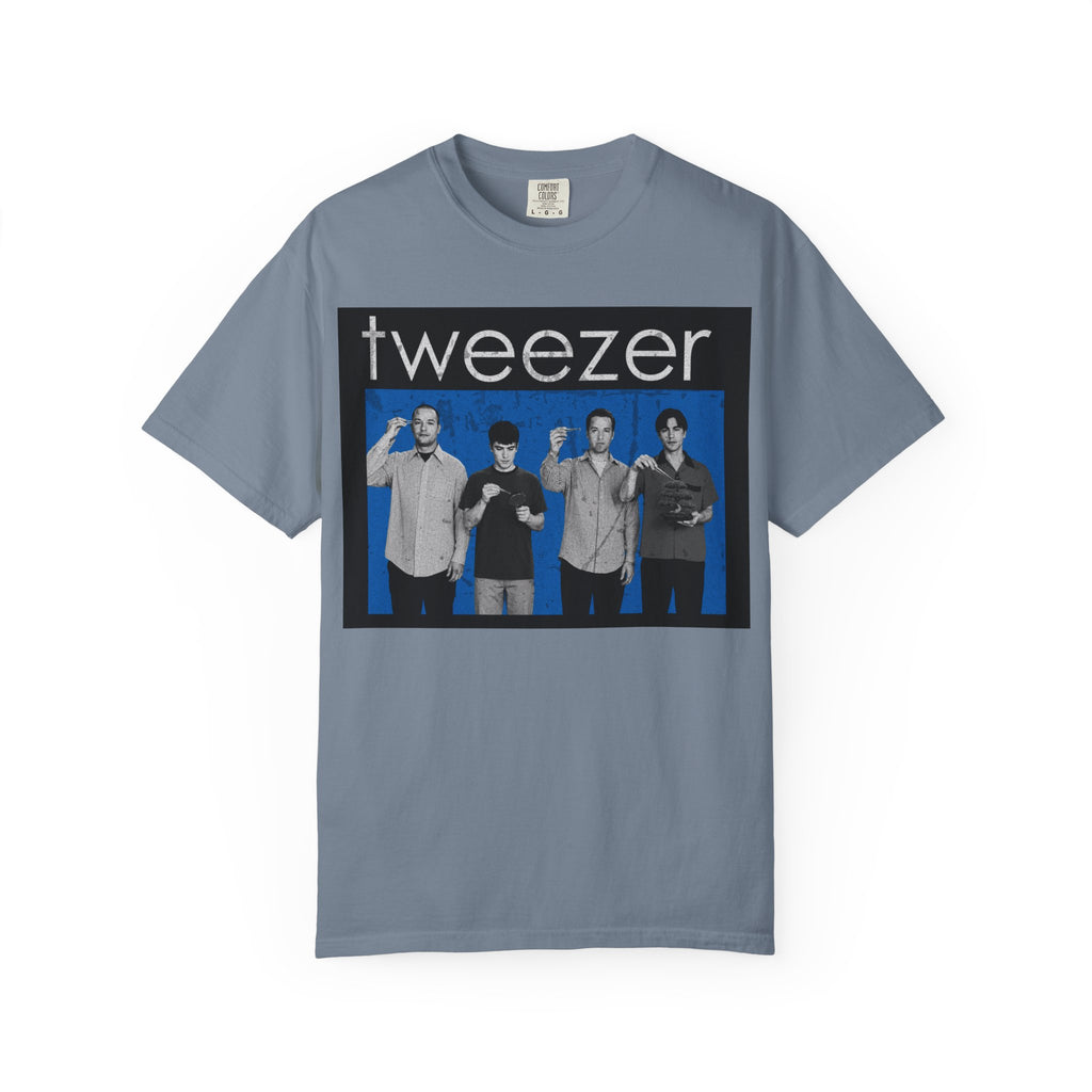 Funny Tweezer Shirt "Tweezer" Retro Music Parody Tee, 90s Alternative Graphic Shirt, Barber Gift, Esthetician Gift, Comfort Colors