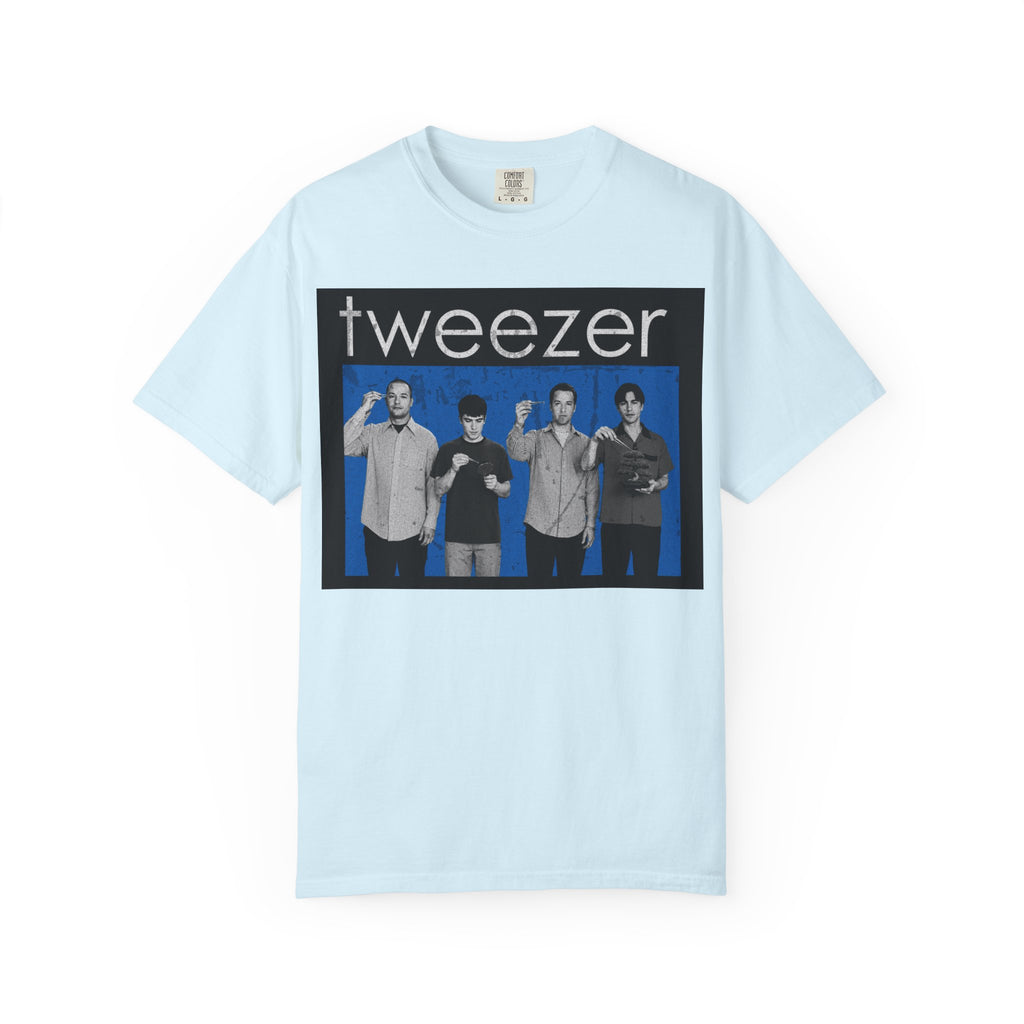Funny Tweezer Shirt "Tweezer" Retro Music Parody Tee, 90s Alternative Graphic Shirt, Barber Gift, Esthetician Gift, Comfort Colors