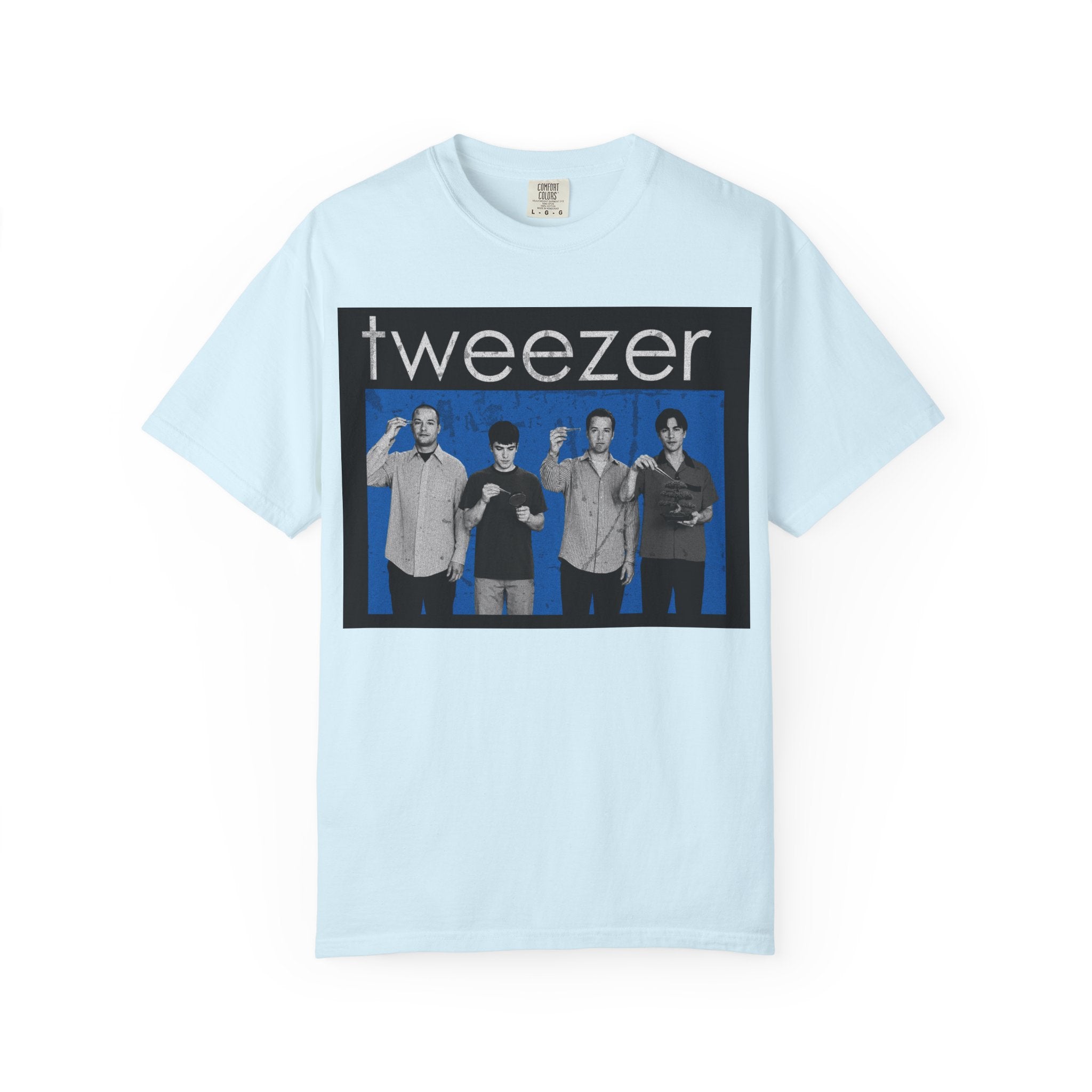 Funny Tweezer Shirt "Tweezer" Retro Music Parody Tee, 90s Alternative Graphic Shirt, Barber Gift, Esthetician Gift, Comfort Colors