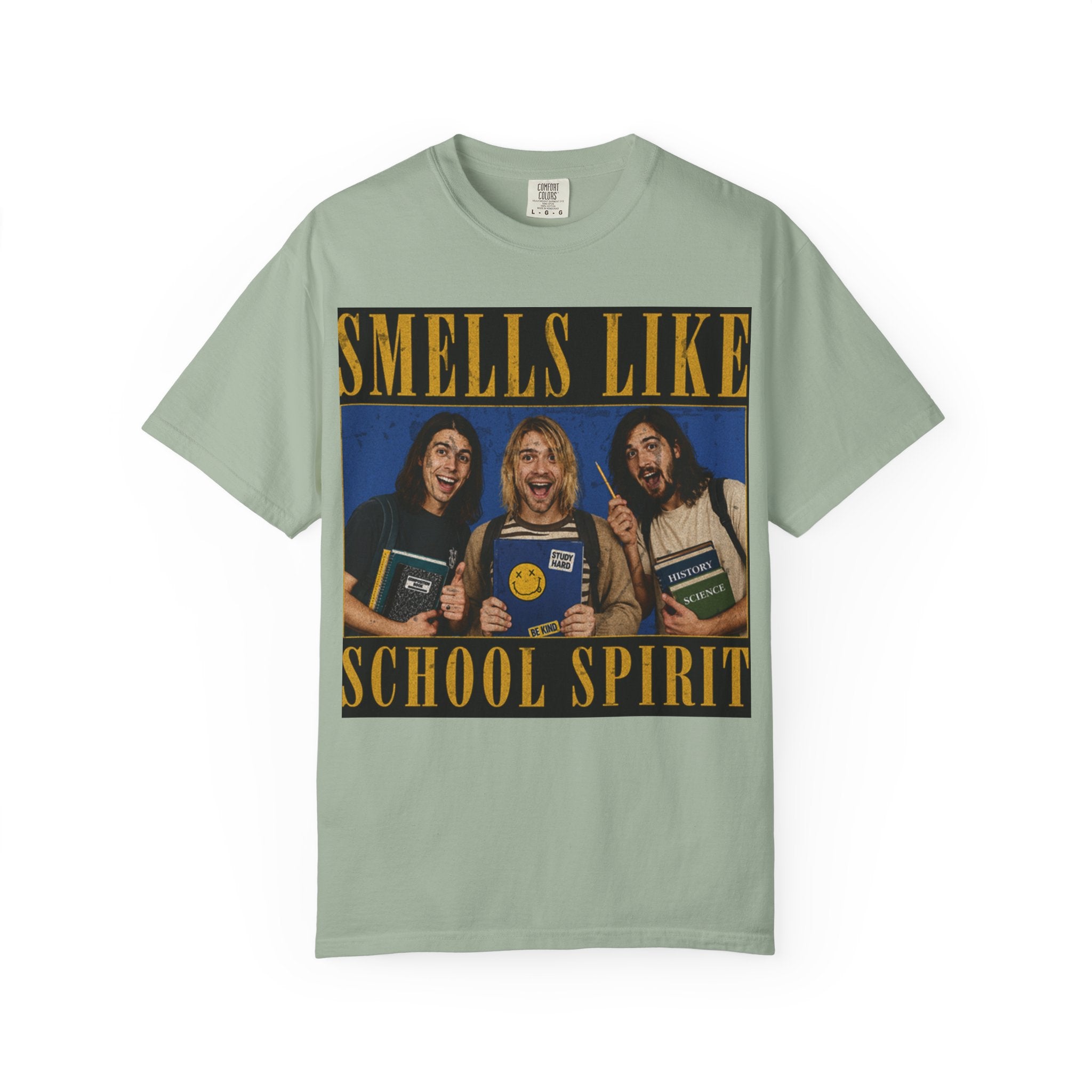 Back to School Shirt "Smells Like School Spirit" Funny 90s Grunge Tee, Retro Student Shirt, Teacher Gift, Vintage School Graphic Tee